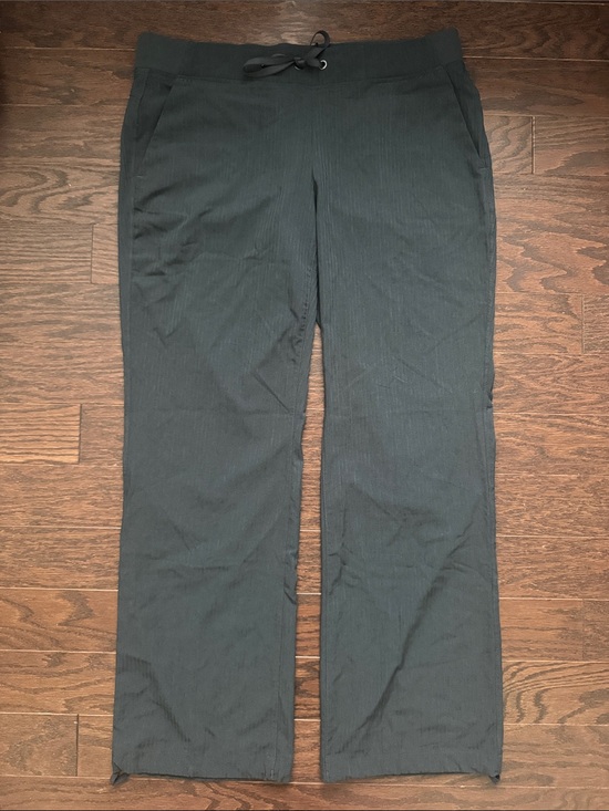 Athleta Pants - Athleta Gray Black Ribbed Waistband Active Pants